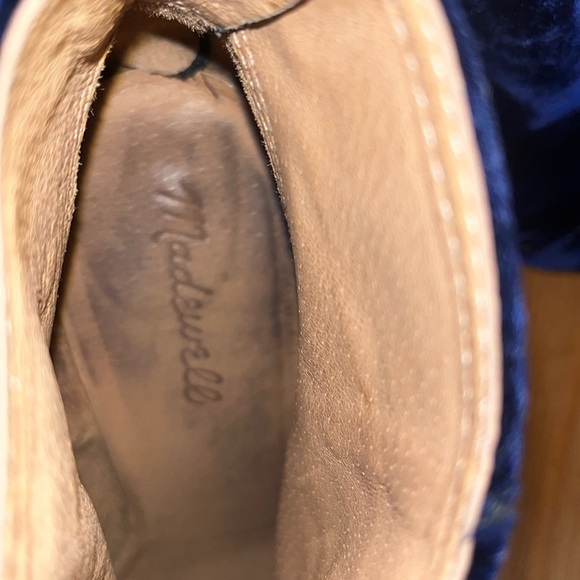 Madewell The Jillian Boot in Velvet blue size 7.5 - Picture 11 of 12